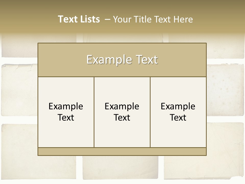 Paper Retro Burnt PowerPoint Template
