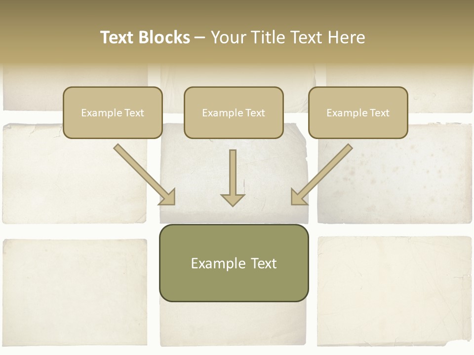 Paper Retro Burnt PowerPoint Template