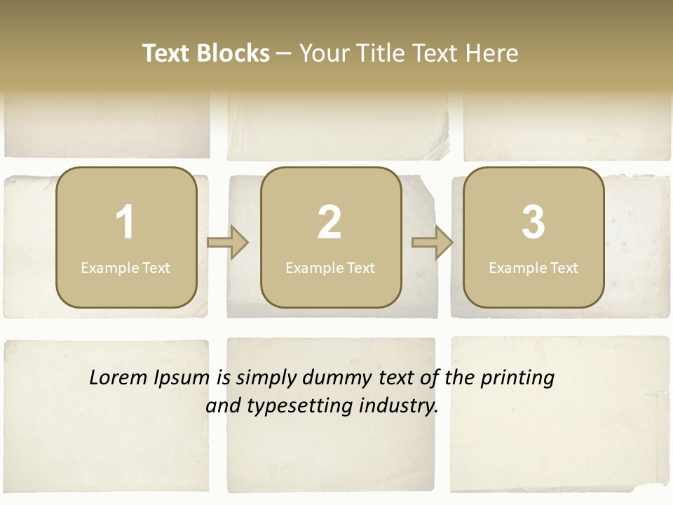 Paper Retro Burnt PowerPoint Template
