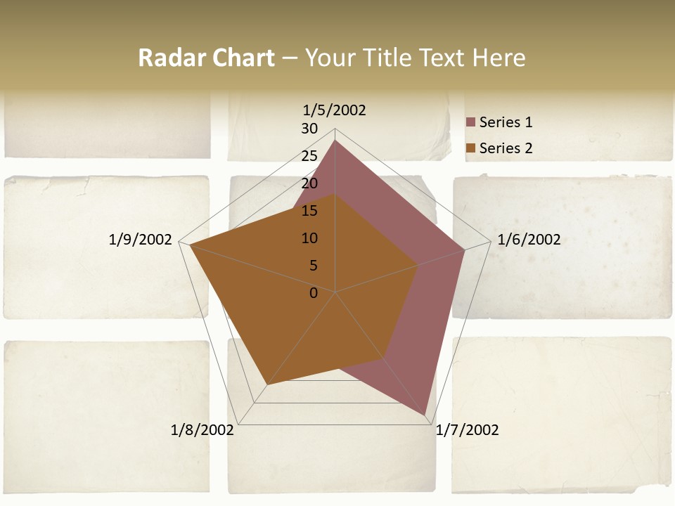 Paper Retro Burnt PowerPoint Template