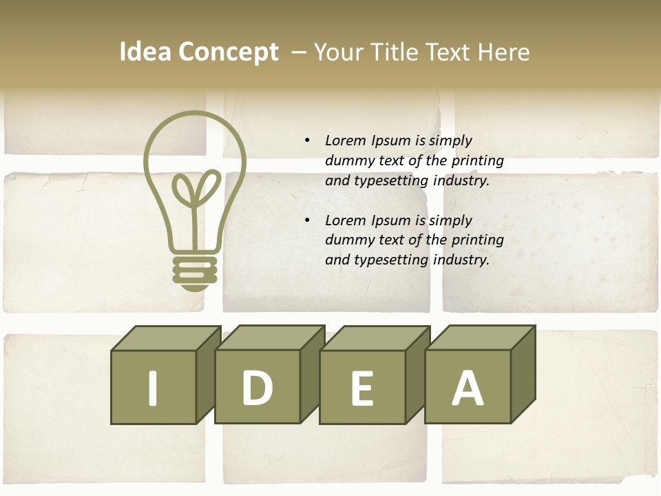 Paper Retro Burnt PowerPoint Template