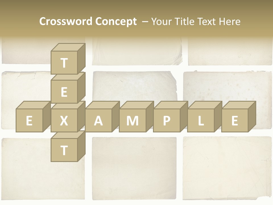 Paper Retro Burnt PowerPoint Template