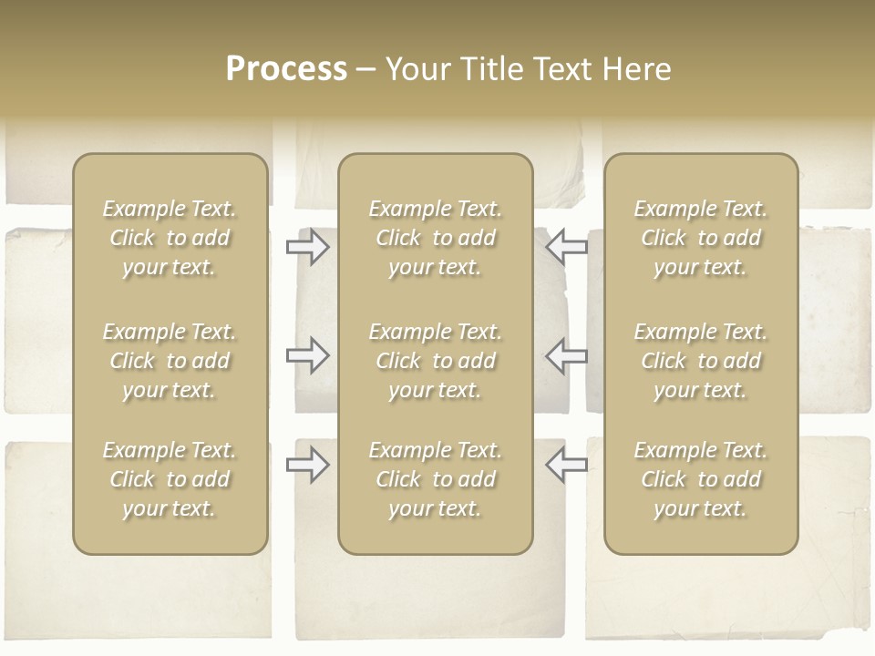 Paper Retro Burnt PowerPoint Template