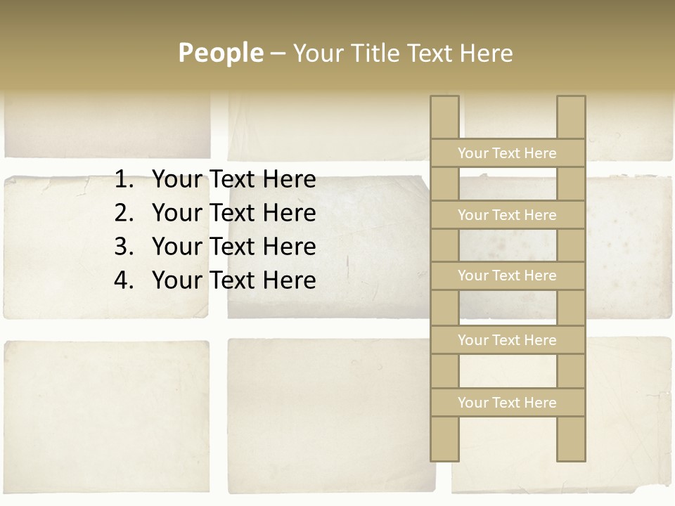 Paper Retro Burnt PowerPoint Template