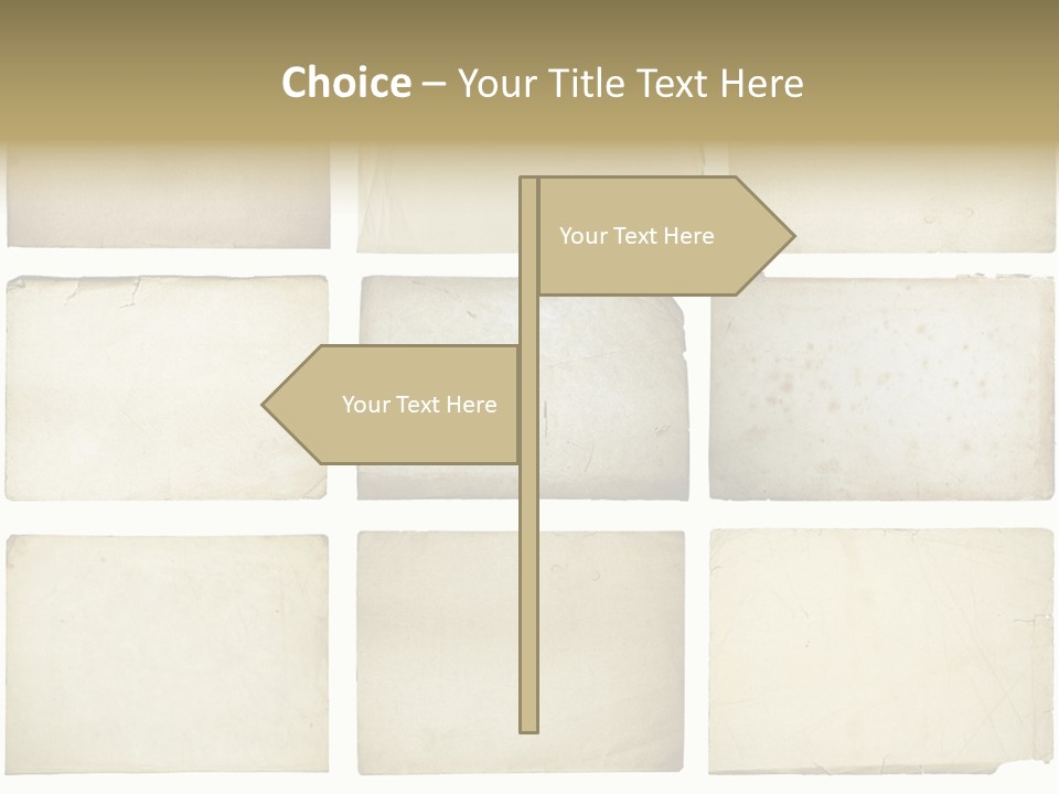 Paper Retro Burnt PowerPoint Template