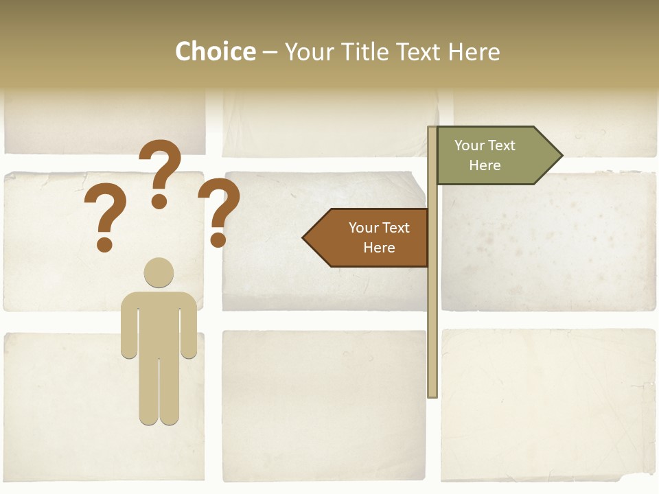 Paper Retro Burnt PowerPoint Template