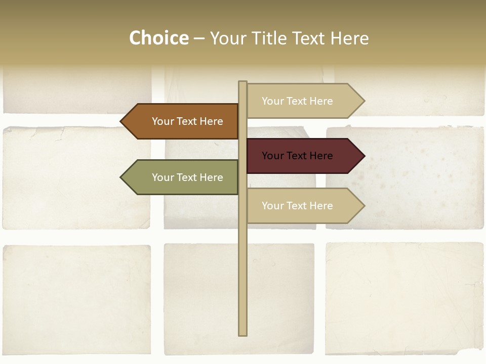 Paper Retro Burnt PowerPoint Template