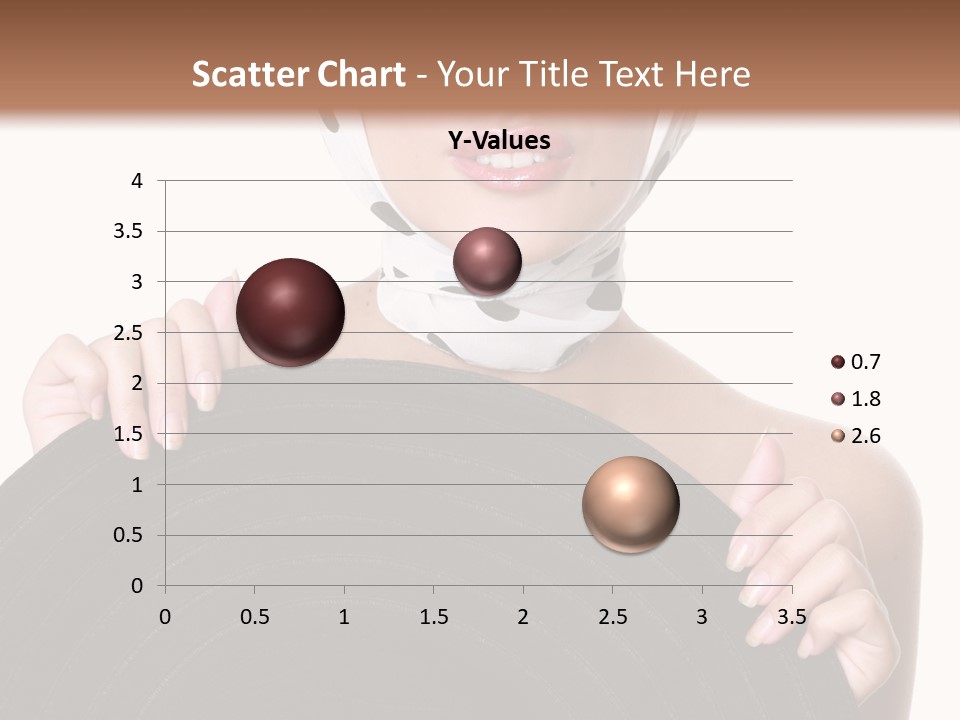 Woman With Sunglasses And Hat PowerPoint Template