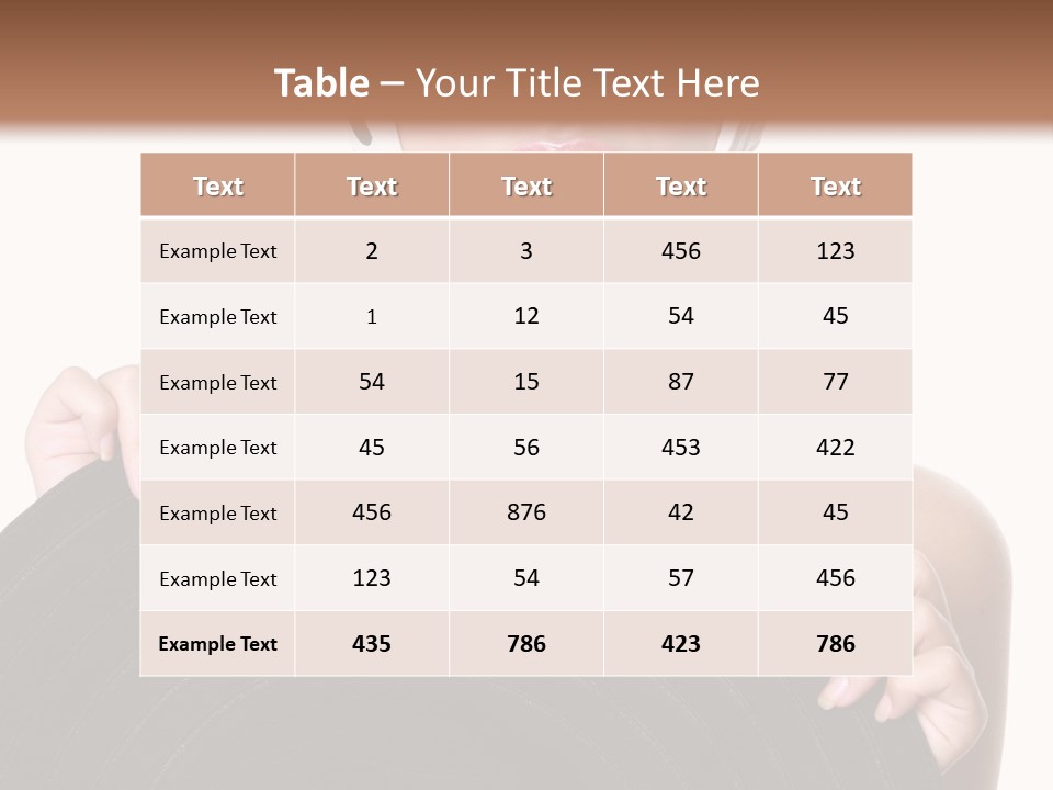 Woman With Sunglasses And Hat PowerPoint Template