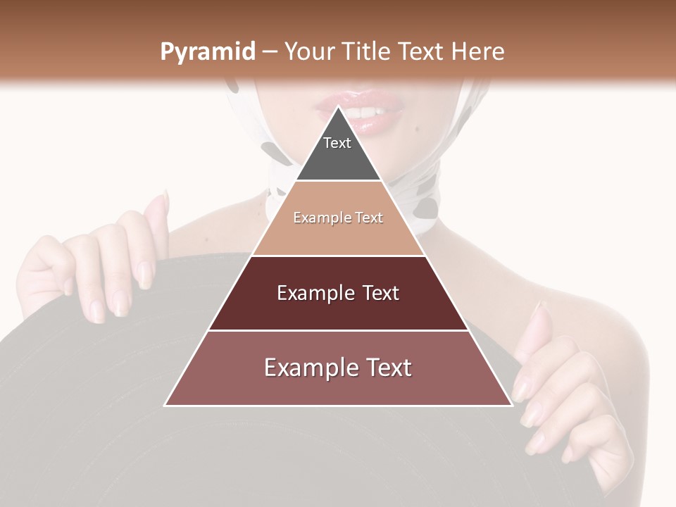 Woman With Sunglasses And Hat PowerPoint Template