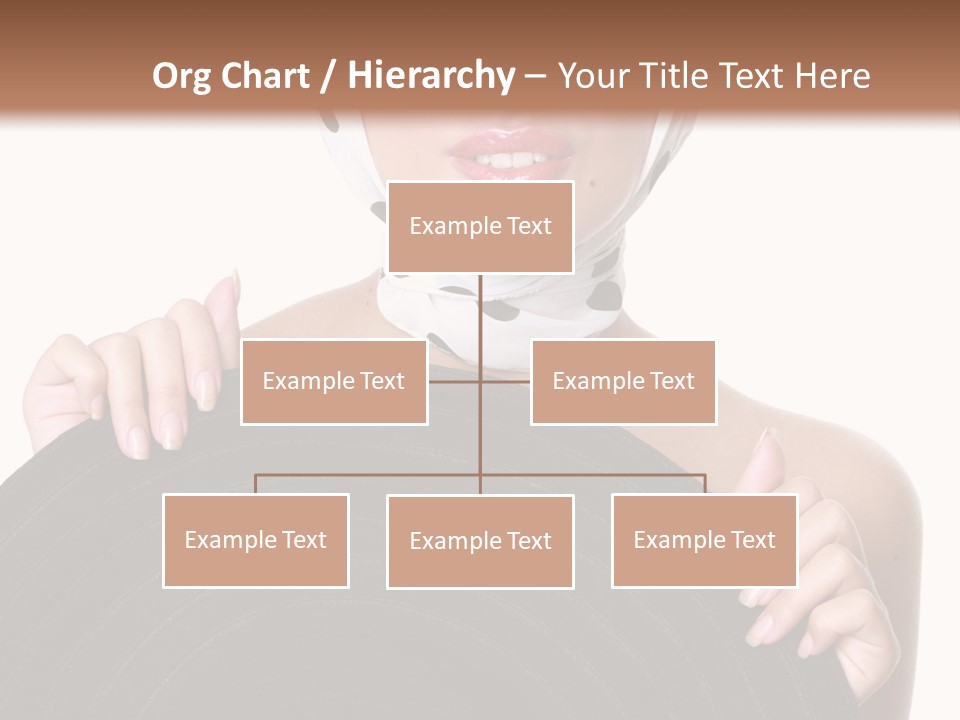 Woman With Sunglasses And Hat PowerPoint Template