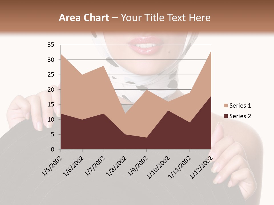 Woman With Sunglasses And Hat PowerPoint Template