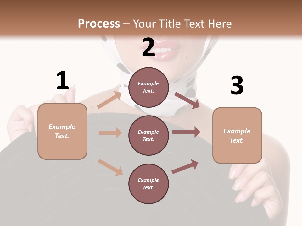 Woman With Sunglasses And Hat PowerPoint Template