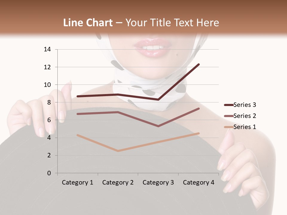 Woman With Sunglasses And Hat PowerPoint Template