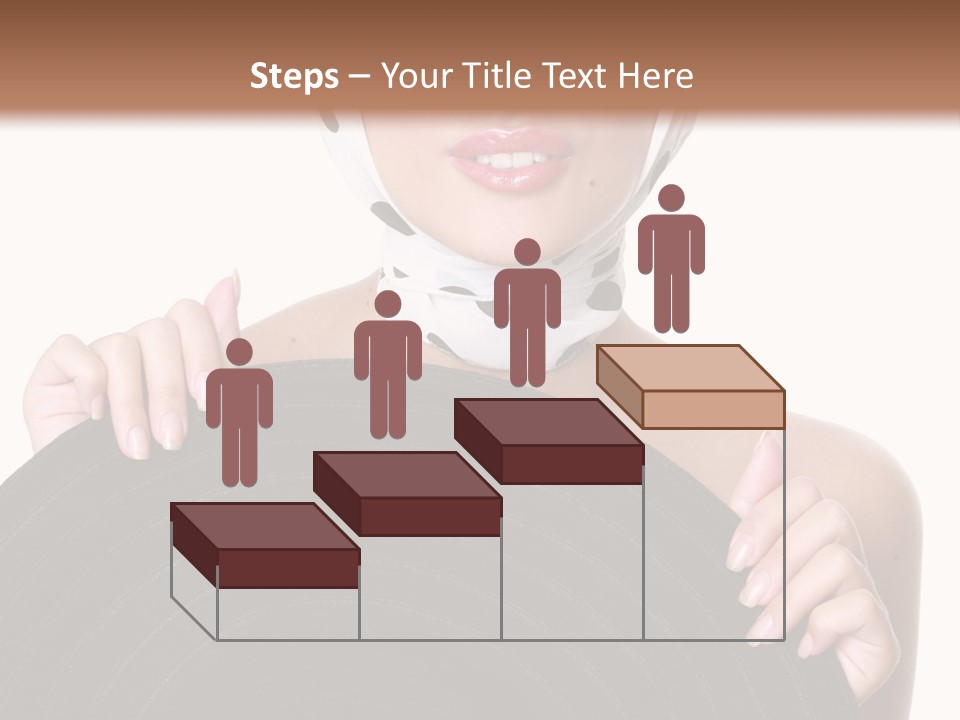 Woman With Sunglasses And Hat PowerPoint Template