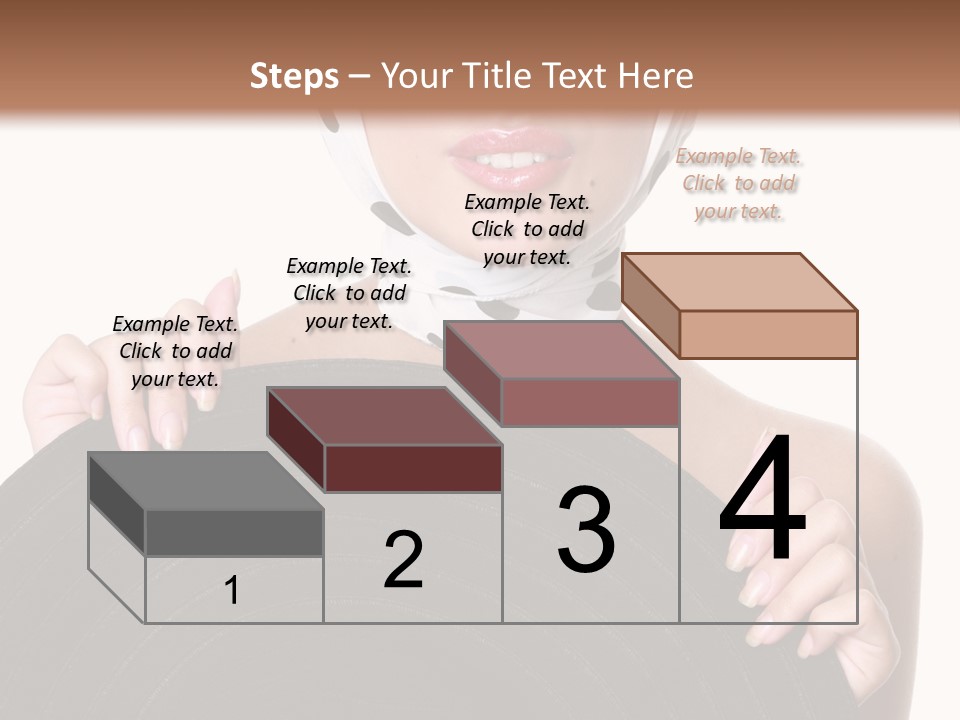 Woman With Sunglasses And Hat PowerPoint Template