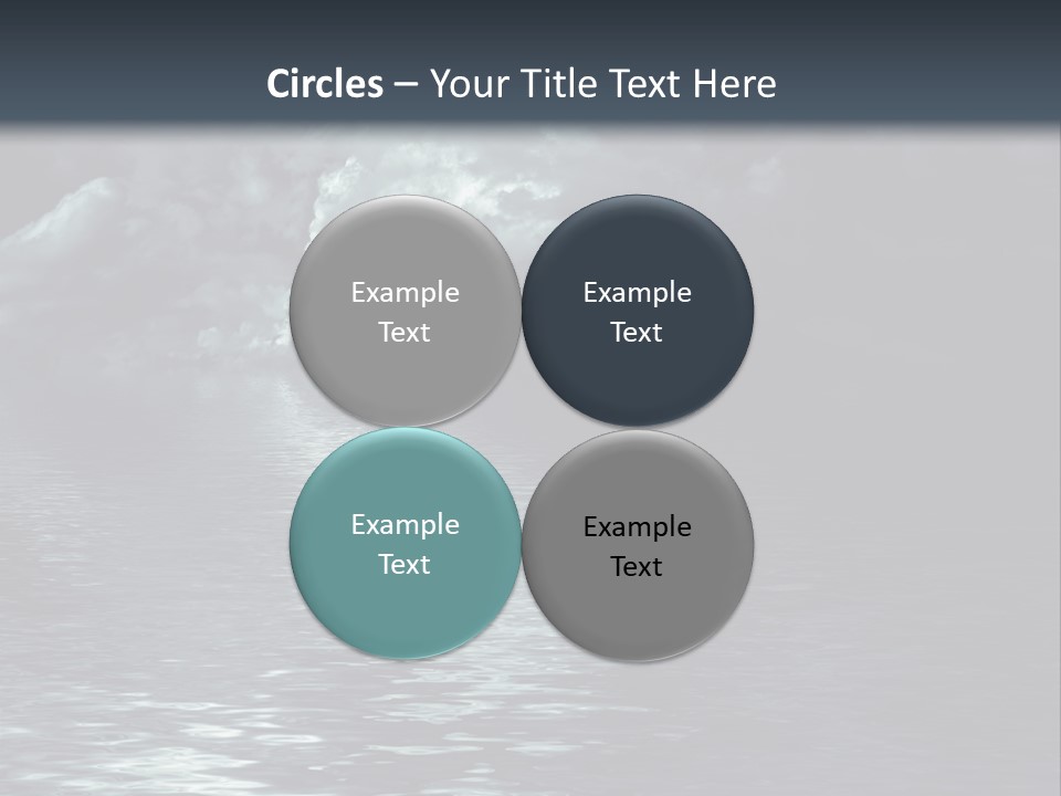 Night Lake Sky PowerPoint Template