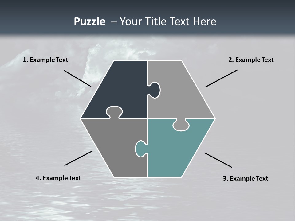 Night Lake Sky PowerPoint Template