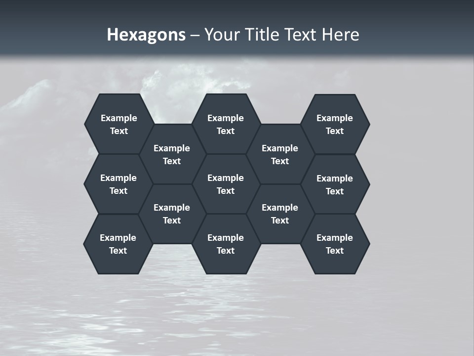 Night Lake Sky PowerPoint Template