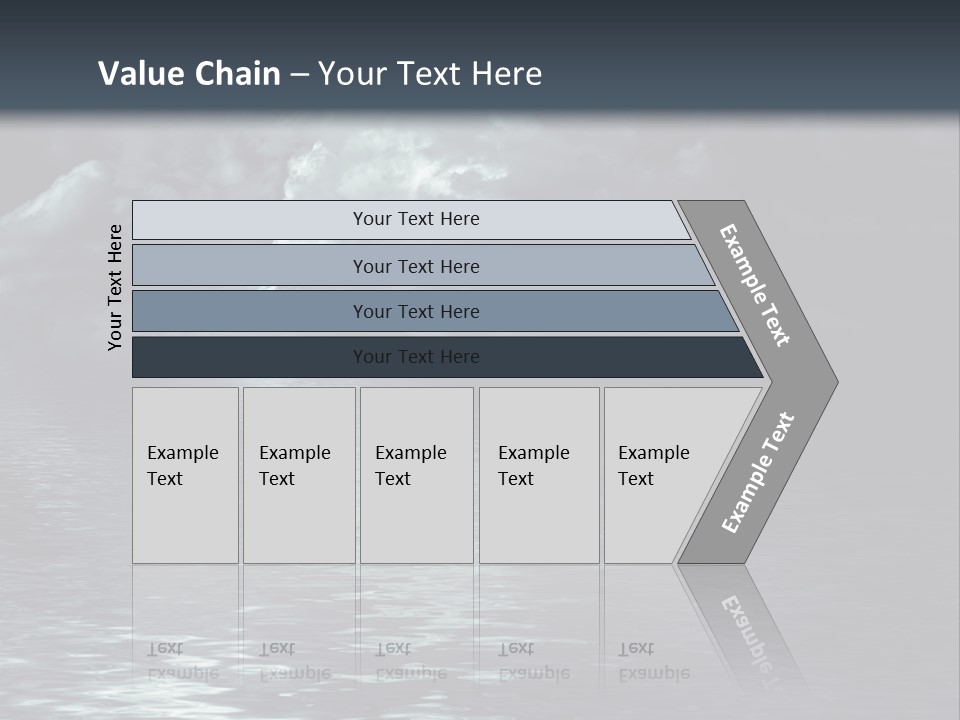 Night Lake Sky PowerPoint Template