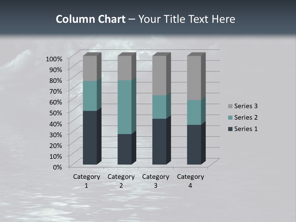 Night Lake Sky PowerPoint Template