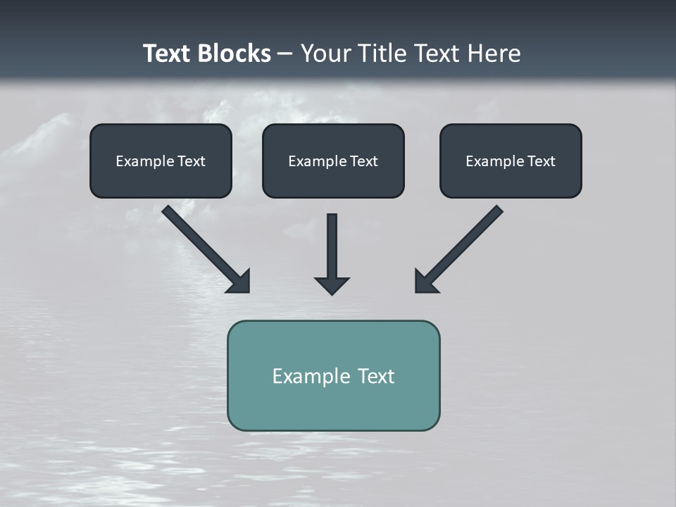 Night Lake Sky PowerPoint Template