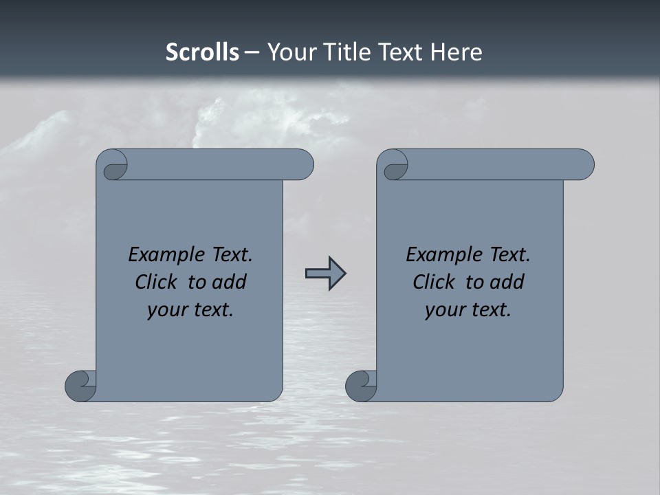 Night Lake Sky PowerPoint Template