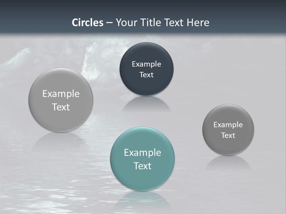 Night Lake Sky PowerPoint Template
