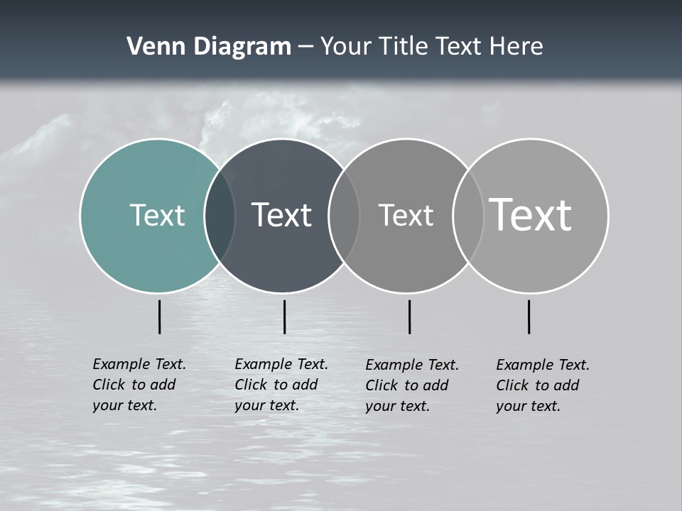 Night Lake Sky PowerPoint Template