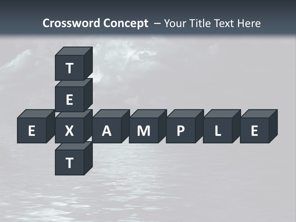 Night Lake Sky PowerPoint Template