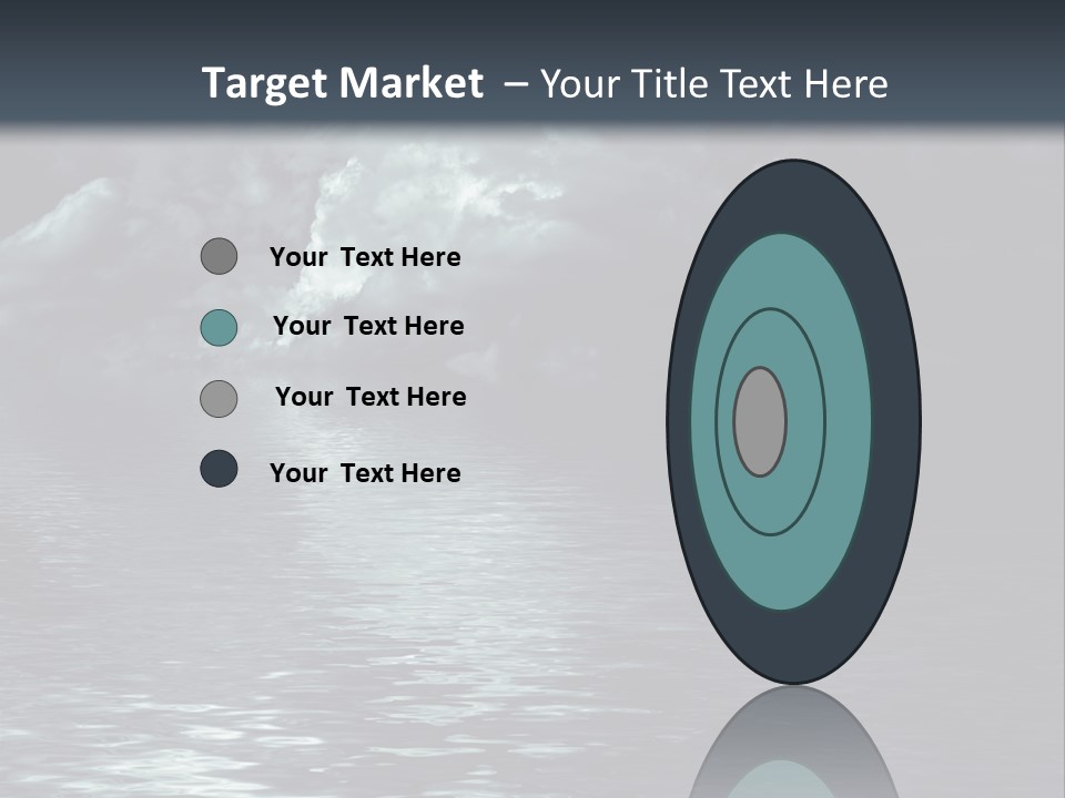 Night Lake Sky PowerPoint Template