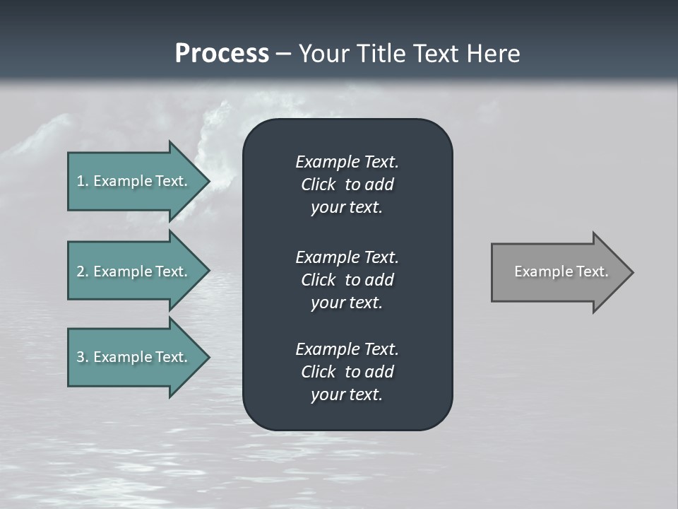 Night Lake Sky PowerPoint Template