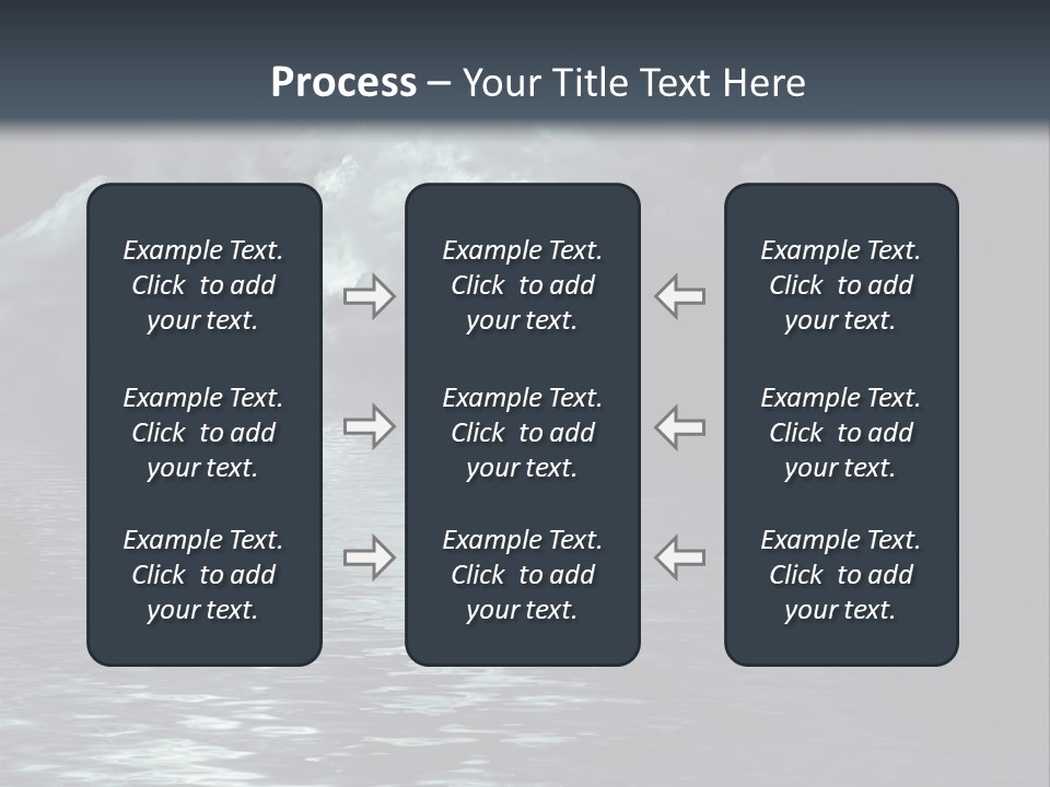 Night Lake Sky PowerPoint Template