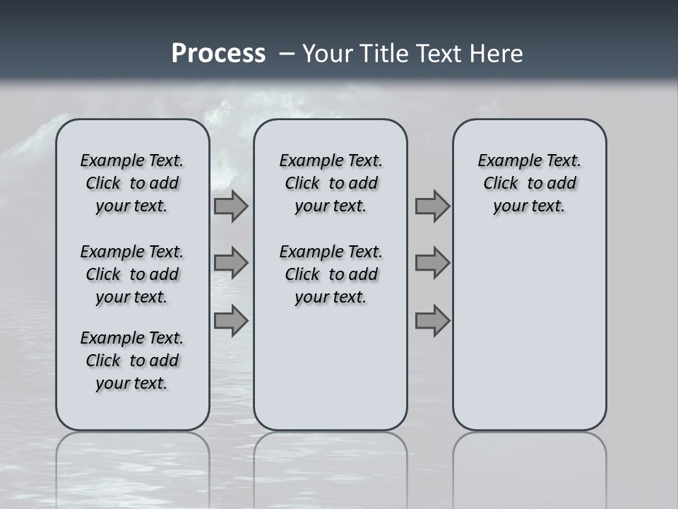 Night Lake Sky PowerPoint Template