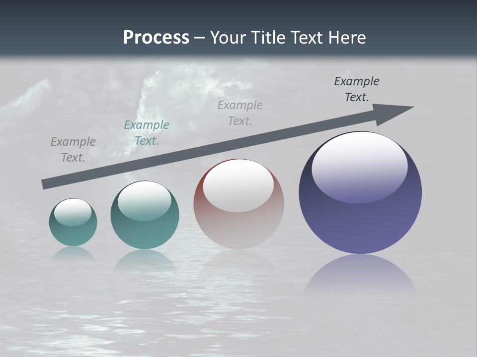 Night Lake Sky PowerPoint Template