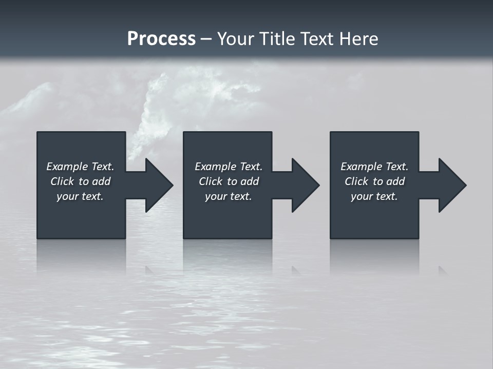 Night Lake Sky PowerPoint Template