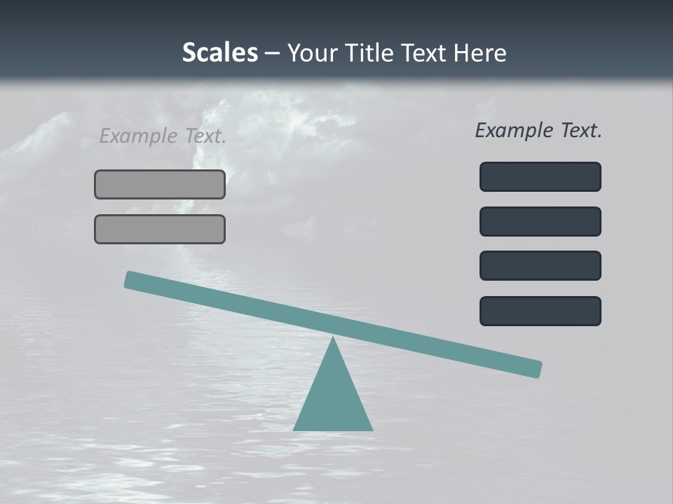 Night Lake Sky PowerPoint Template