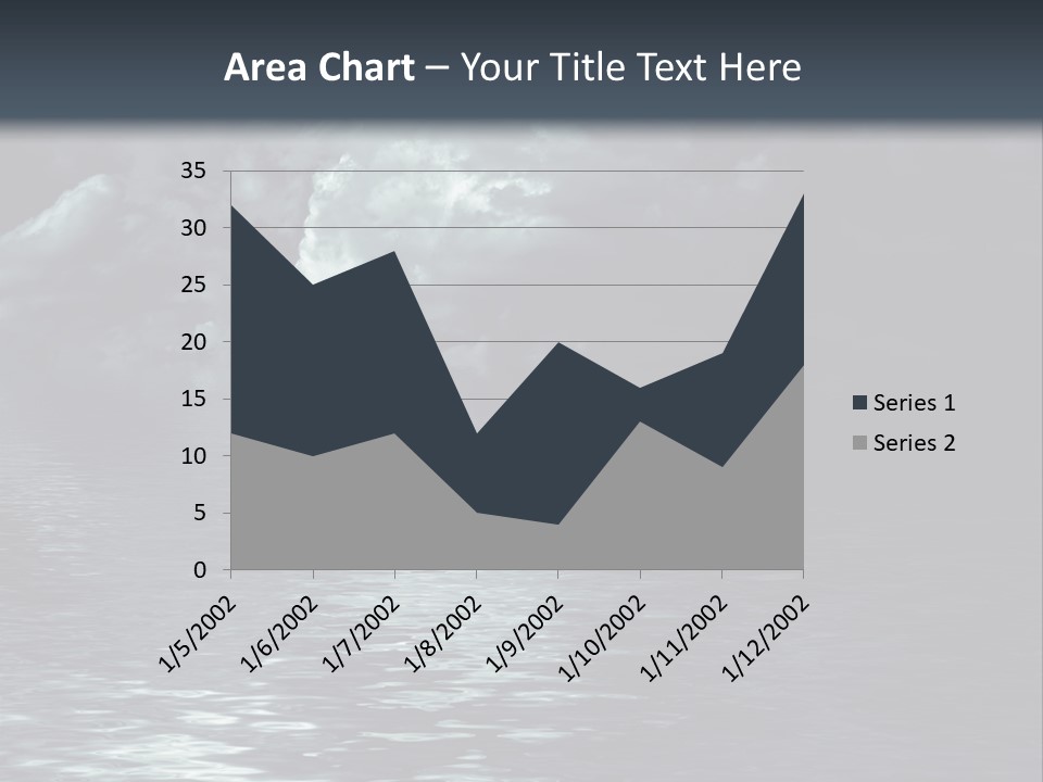 Night Lake Sky PowerPoint Template