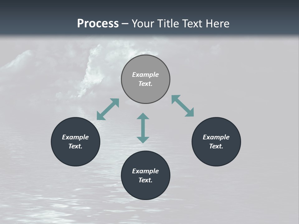 Night Lake Sky PowerPoint Template