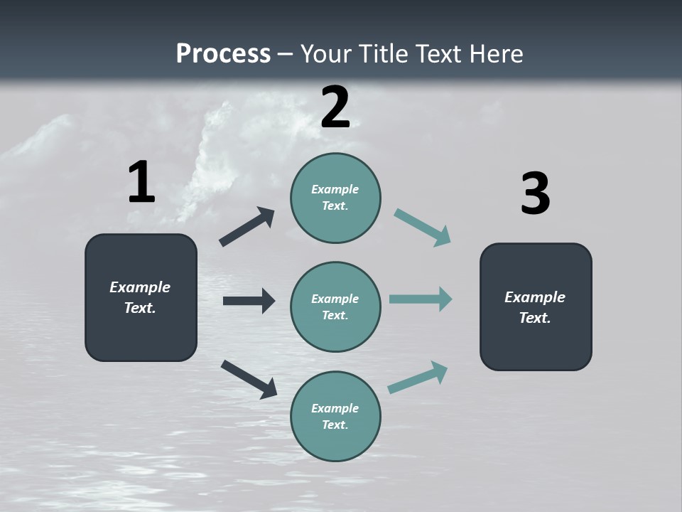 Night Lake Sky PowerPoint Template