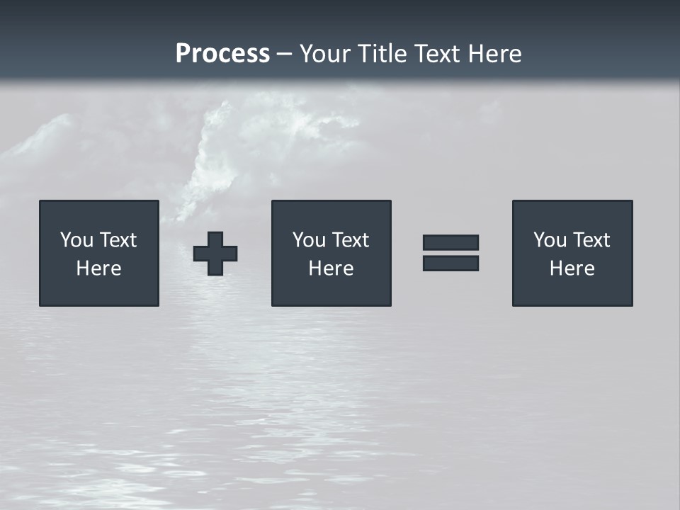 Night Lake Sky PowerPoint Template