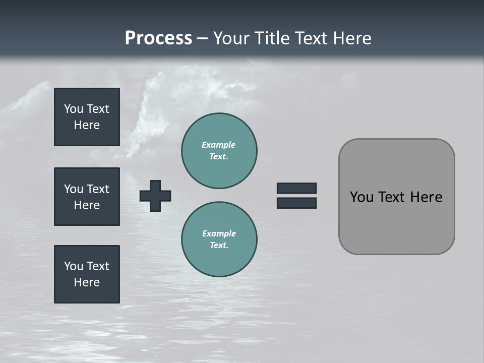 Night Lake Sky PowerPoint Template