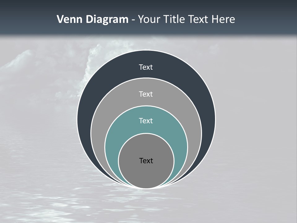 Night Lake Sky PowerPoint Template