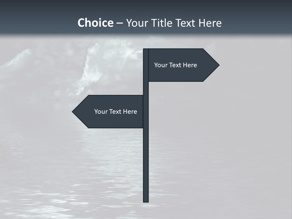Night Lake Sky PowerPoint Template