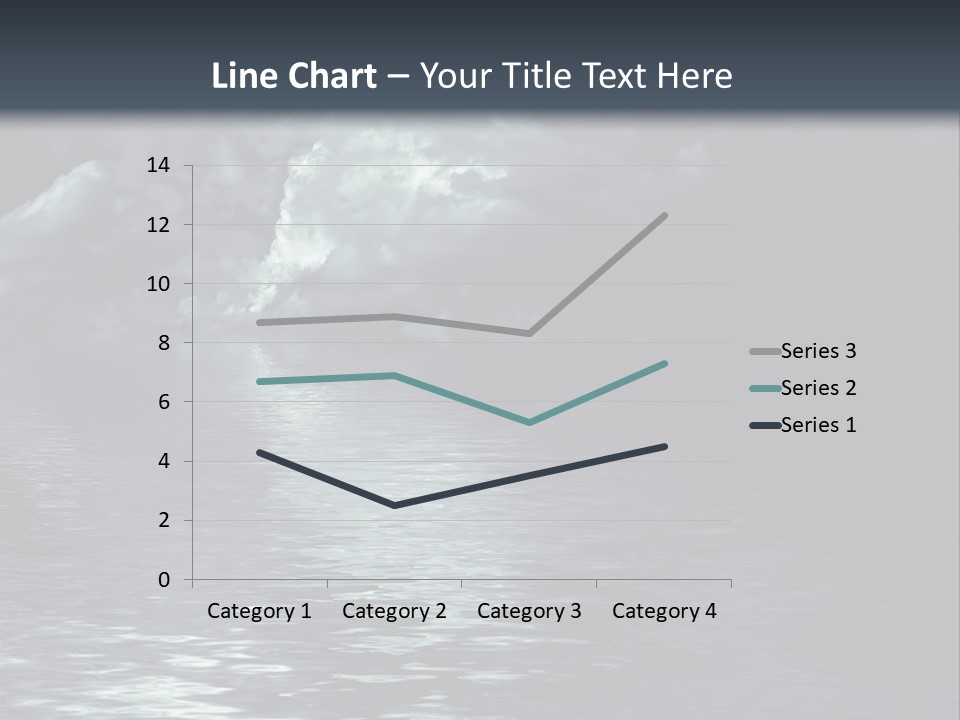 Night Lake Sky PowerPoint Template