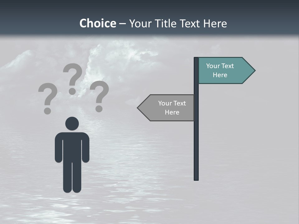 Night Lake Sky PowerPoint Template