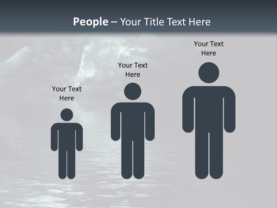 Night Lake Sky PowerPoint Template