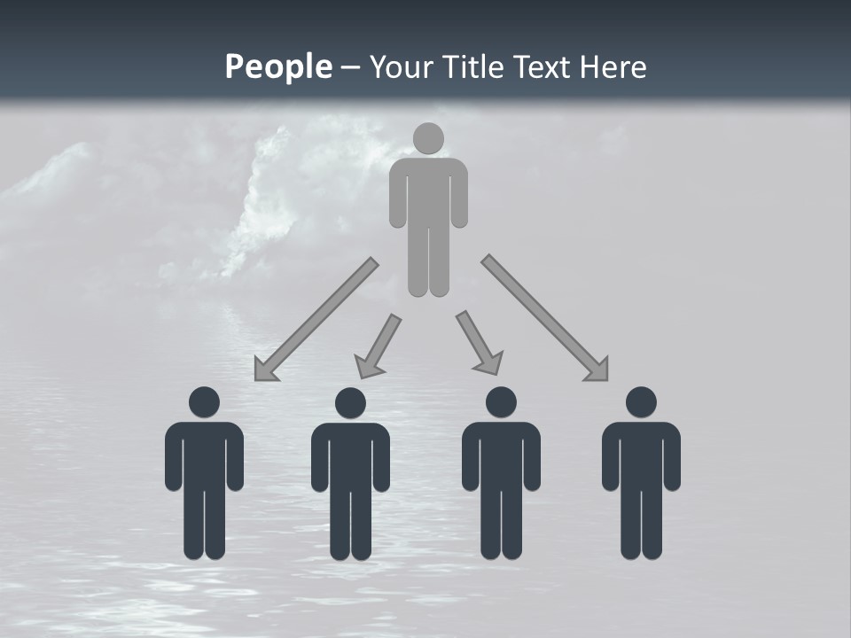 Night Lake Sky PowerPoint Template