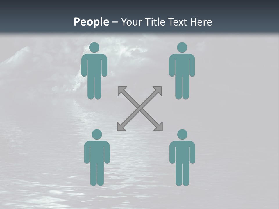 Night Lake Sky PowerPoint Template