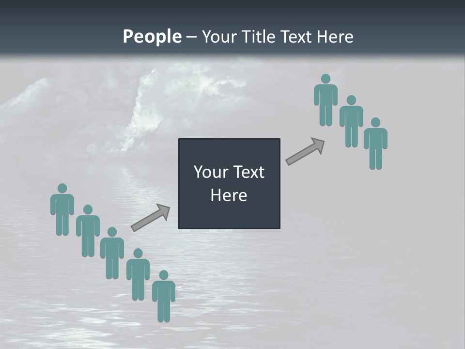 Night Lake Sky PowerPoint Template